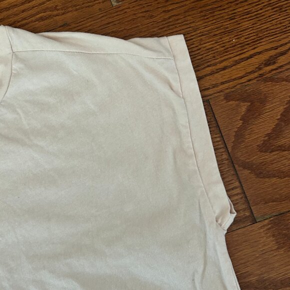 Anthropologie Cap Sleeve Floral Tee Peony Botanical Tee Size XS - Picture 7 of 11